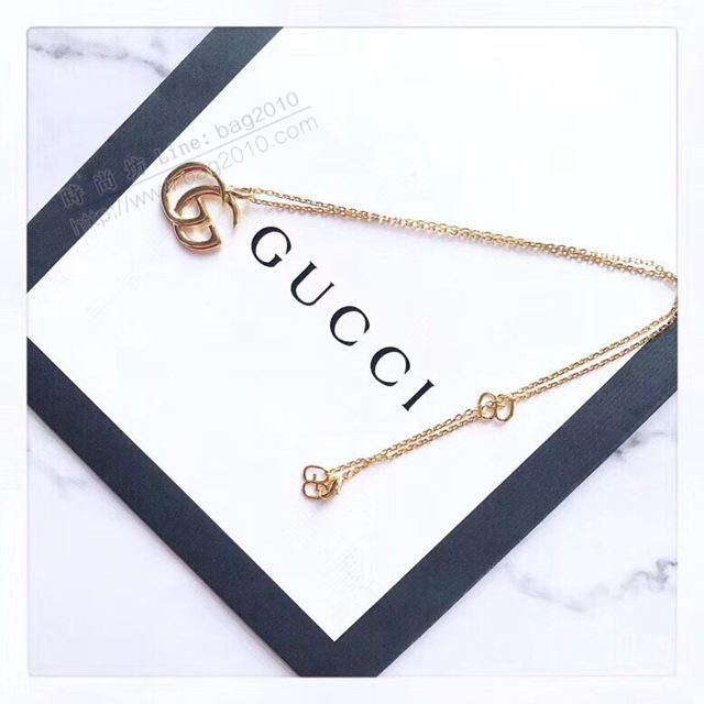 GUCCi飾品 古馳爆款雙G項鏈 Gucci雙G情侶套裝  zgbq1124